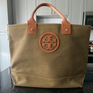 Tory Burch Tan Canvas Tote